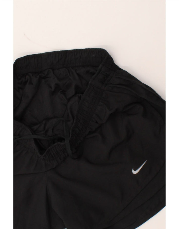 NIKE Womens Sport Shorts UK 12 Medium  Black Vintage Nike and Second-Hand Nike from Messina Hembry 