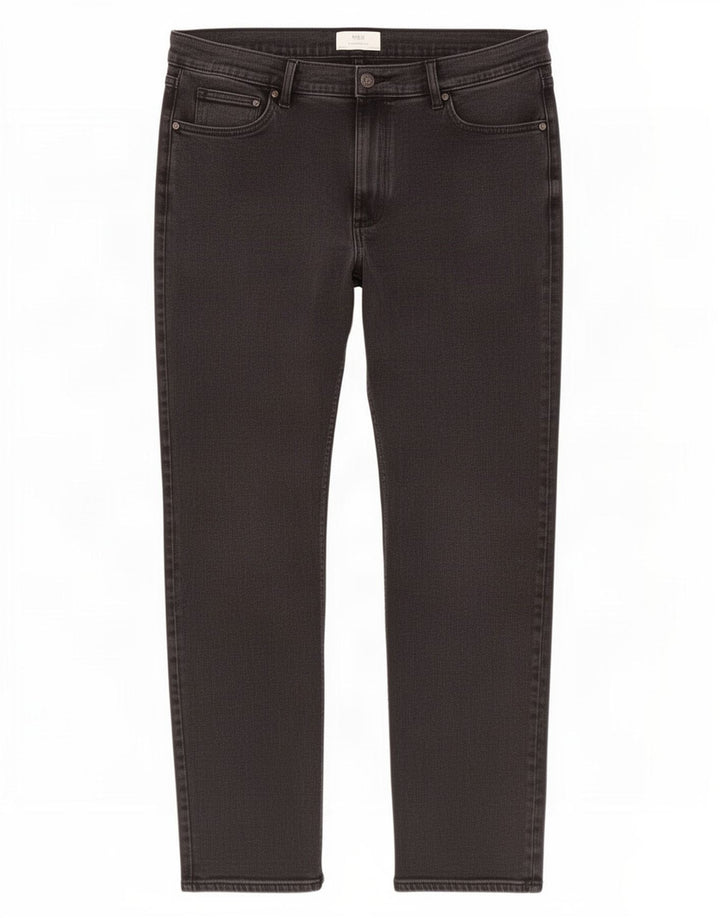 Marks & Spencer Straight Jeans til mænd W42 L33 Sort bomuld