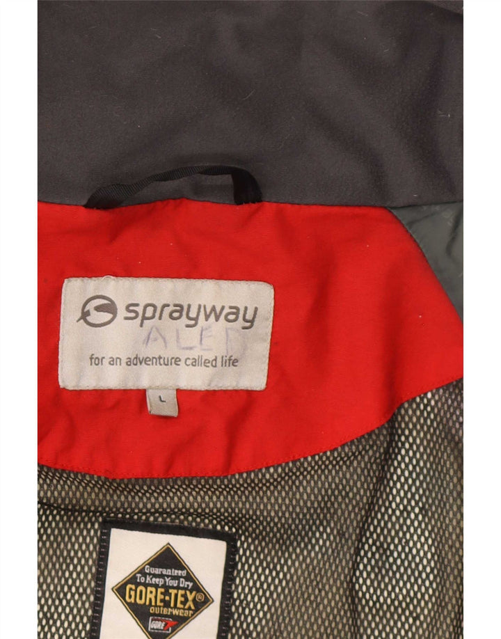 Sprayway Herre Gore-Tex regnjakke UK 40 Large Green Colourblock Polyamid