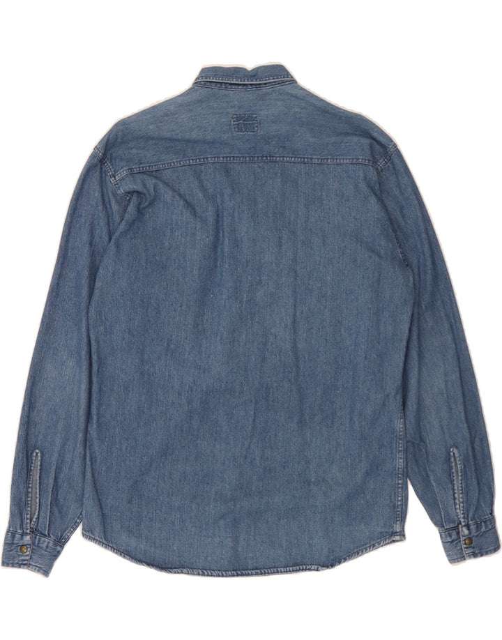 CARRERA Mens Denim Shirt Small Blue Vintage Carrera and Second-Hand Carrera from Messina Hembry 