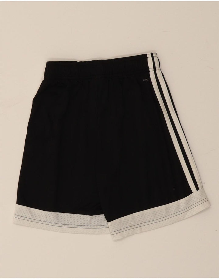 ADIDAS Boys Sport Shorts 11-12 Years  Black Colourblock Polyester Vintage Adidas and Second-Hand Adidas from Messina Hembry 