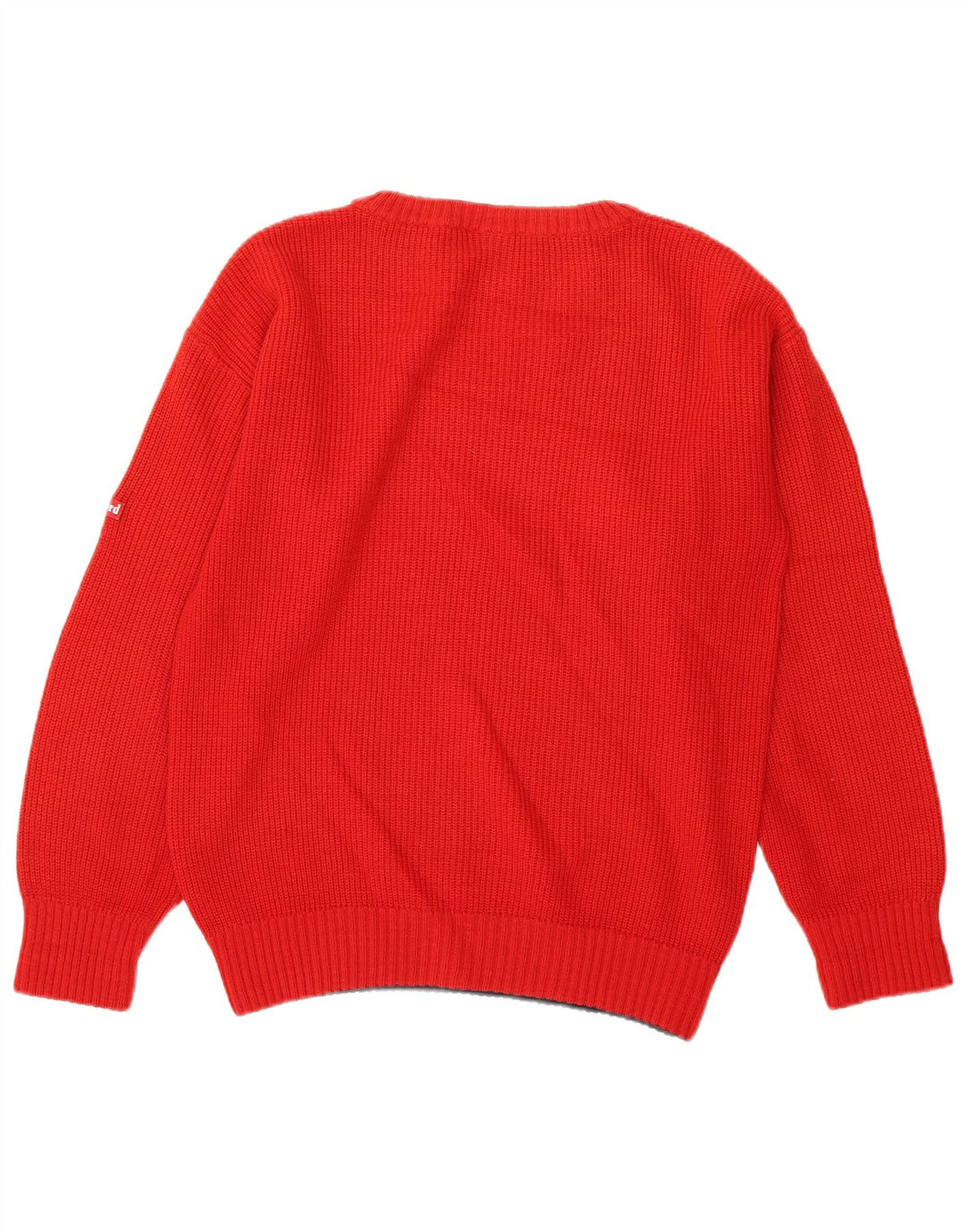 Ivy Oxford Herre Crew Neck Jumper Sweater Medium Rød Uld