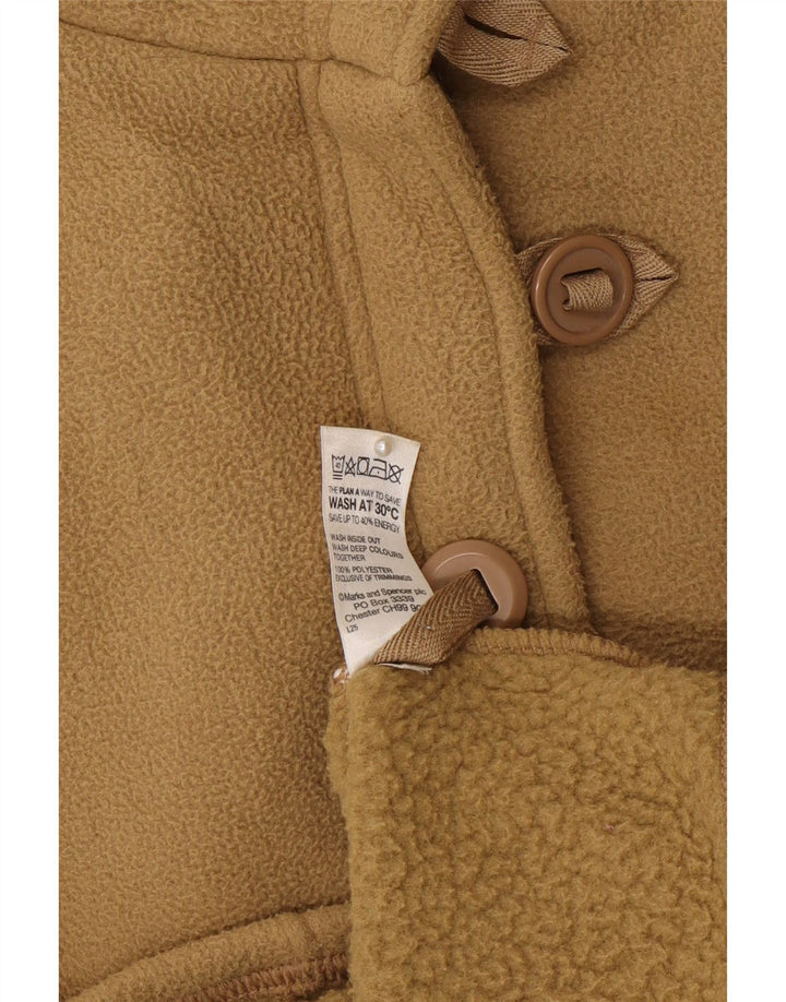 Marks & Spencer Fleecejakke til kvinder UK 20 2XL Brun Polyester