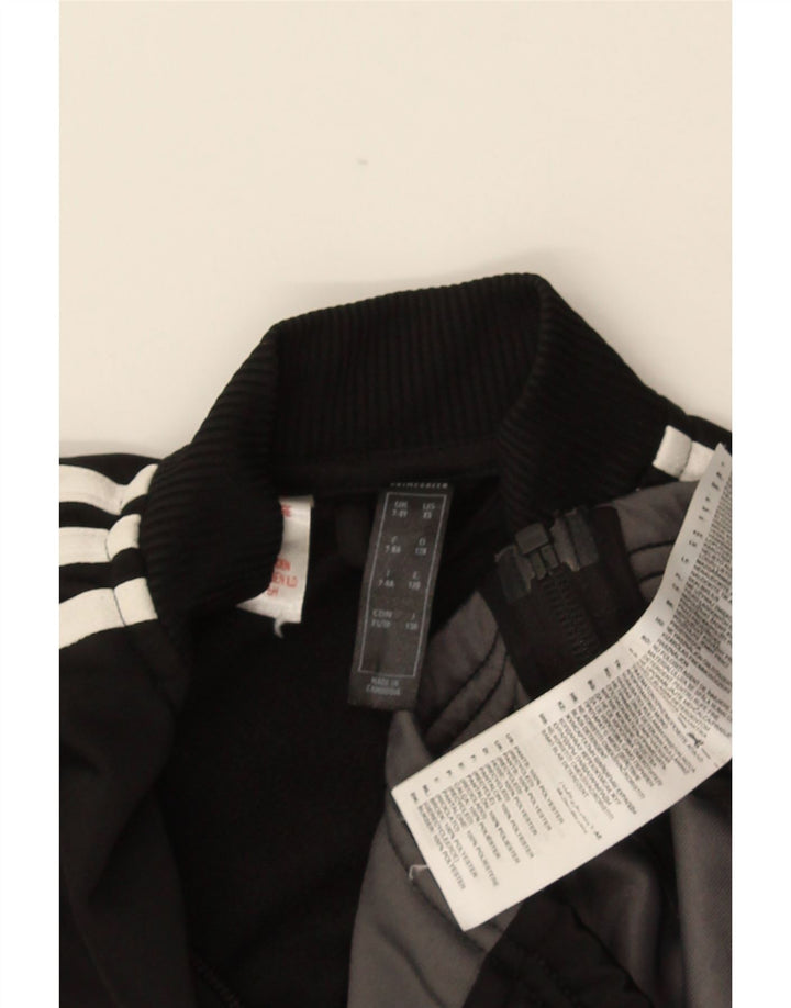 Adidas Træningsdragt Topjakke til drenge 7-8 år Sort Colourblock Polyester