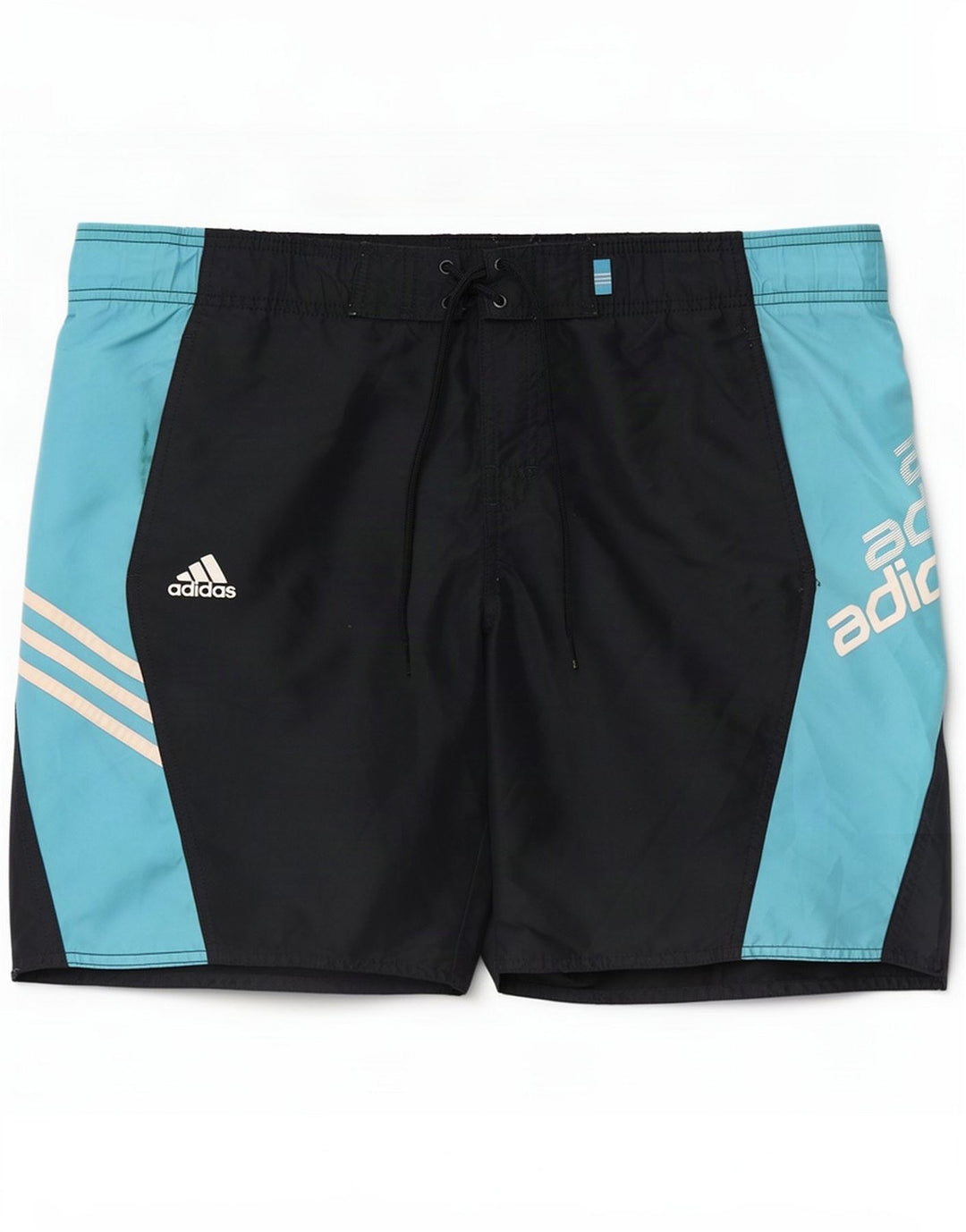 Adidas Grafiske svømmeshorts til mænd Medium Marineblå Colourblock Polyester