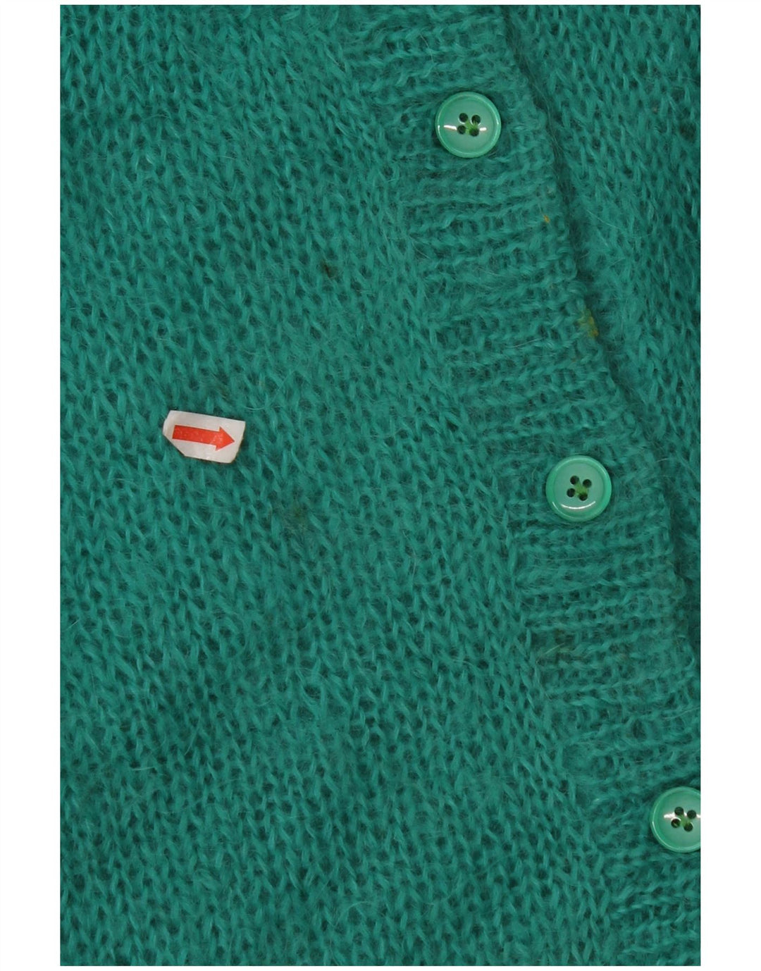 VINTAGE Dame Cardigan Sweater UK 16 Large Green