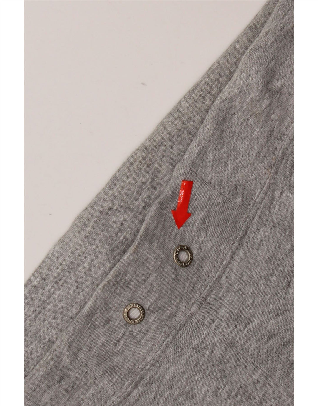 Ellesse Womens Leggings UK 16 Large Grå Bomuld