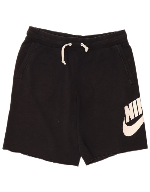 Nike grafiske sportsshorts til mænd mellem sort bomuld