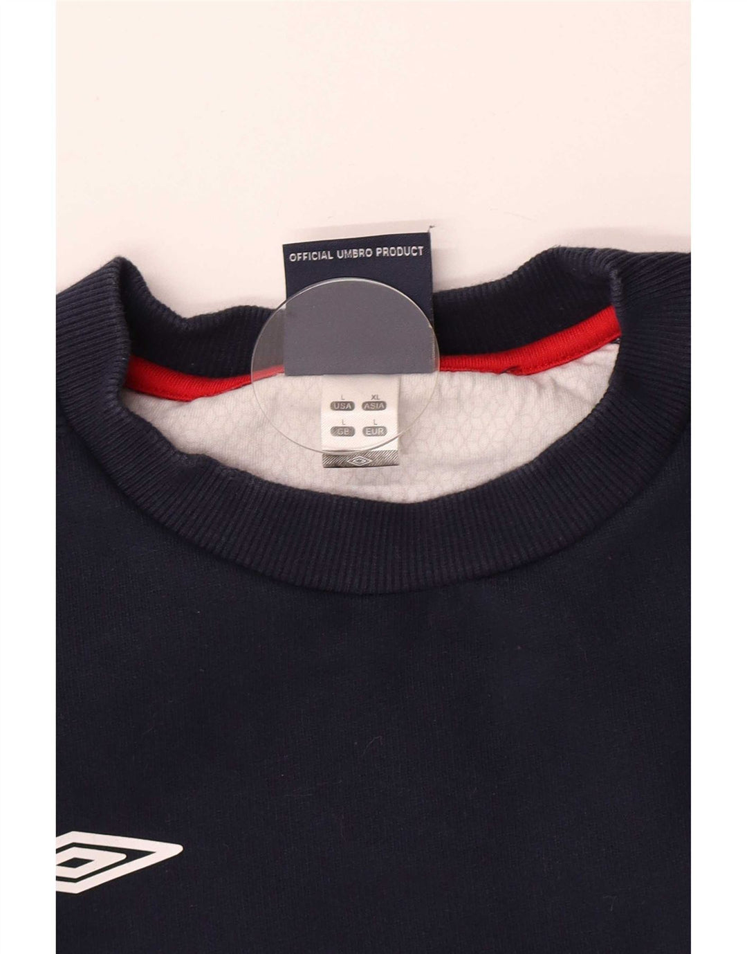 Umbro Herre Sweatshirt Jumper Large Navy Blue