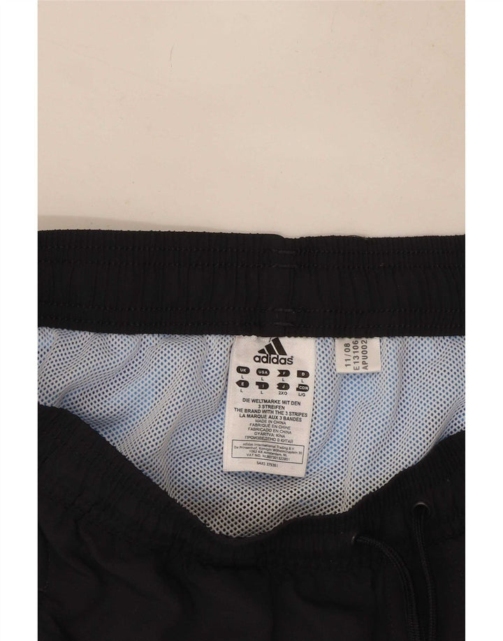 Adidas Badeshorts til mænd Large Black Colourblock Polyester