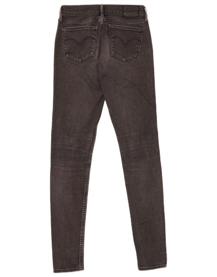 Levi's Dame 710 Super Skinny Jeans W26 L30 Grå Bomuld