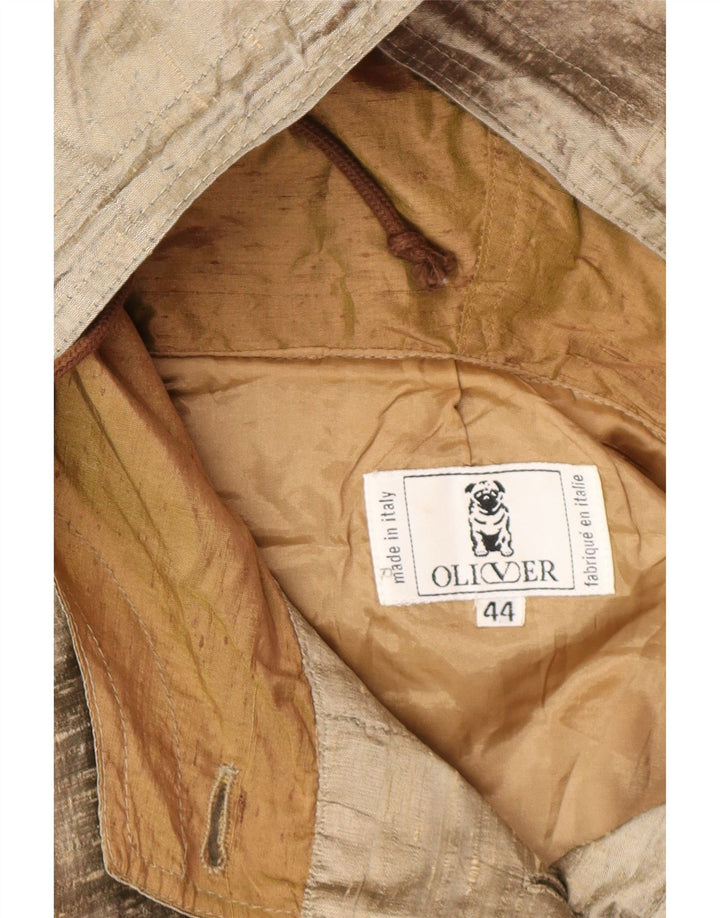 OLIVER BY VALENTINO Oversized hætteoverfrakke til kvinder IT 44 Medium Beige