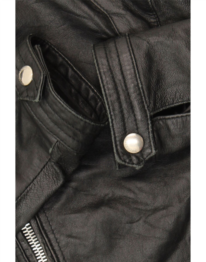Imperial Dame Military Læderjakke IT 48 XL Sort