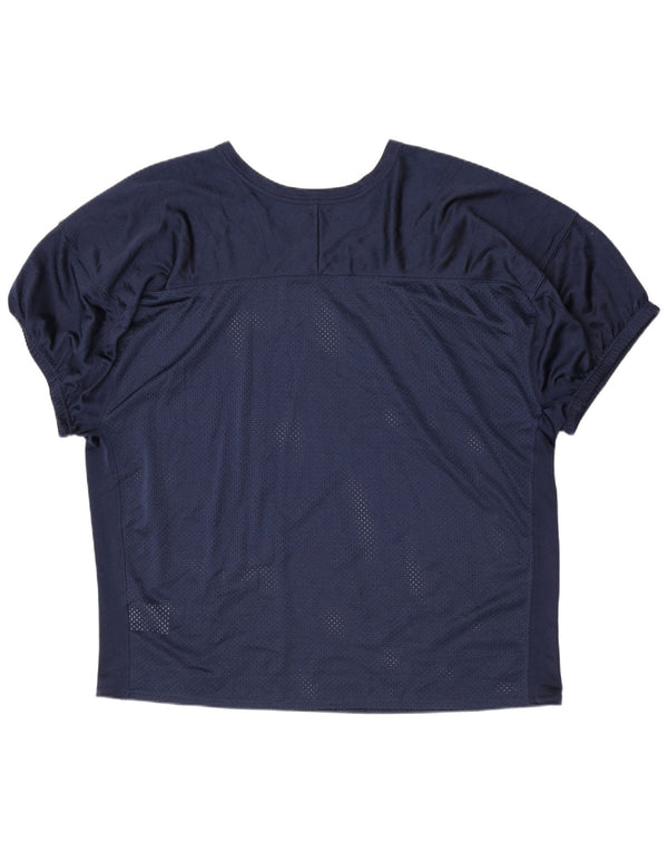Nike dametrøje top UK 22 3XL marineblå polyester