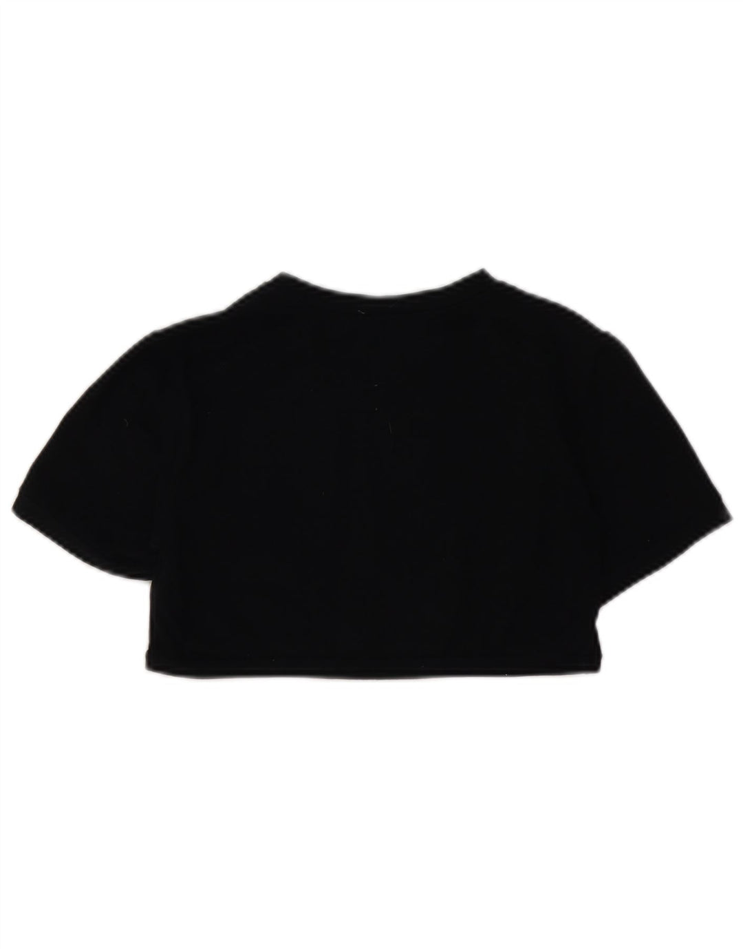 LAURA BIAGIOTTI Girls Crop Graphic T-Shirt Top 4-5 Years Black Cotton Vintage Laura Biagiotti and Second-Hand Laura Biagiotti from Messina Hembry 