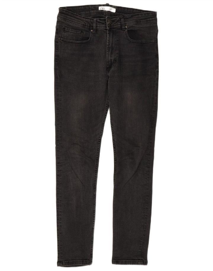 Zara Herre Slim Jeans EU 40 Medium W31 L29 Grå
