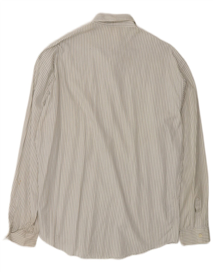 Gianni Versace herreskjorte mellem hvid stribet