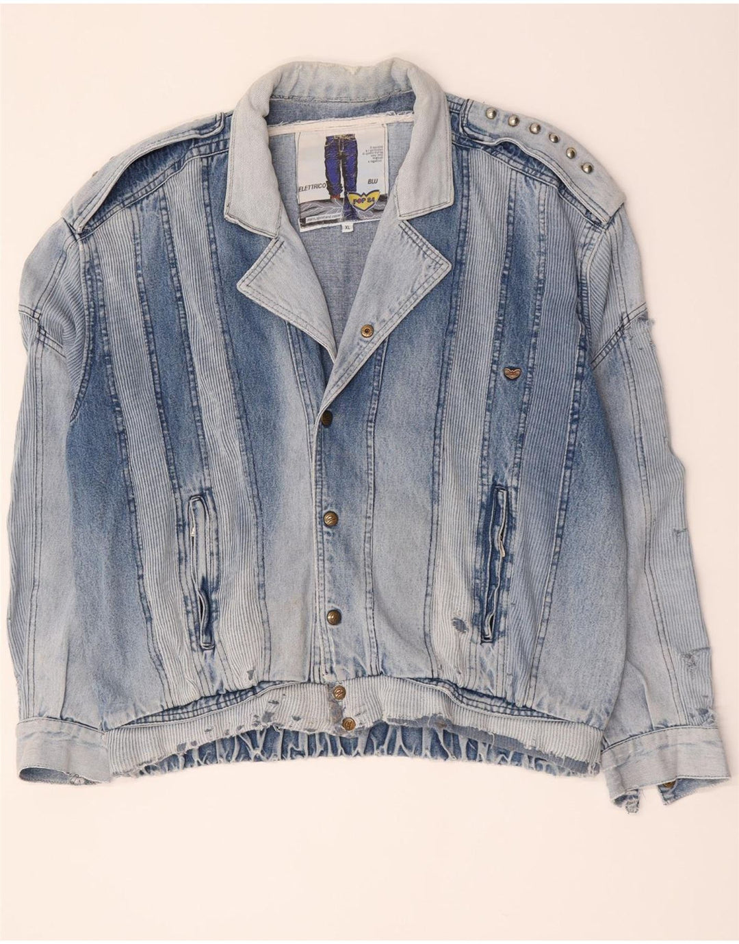 POP 84 Herre denimjakke UK 42 XL Blå