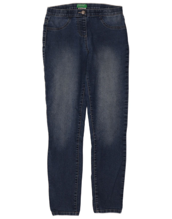 Benetton Girls Skinny Jeans 11-12 år W26 L28 Marineblå