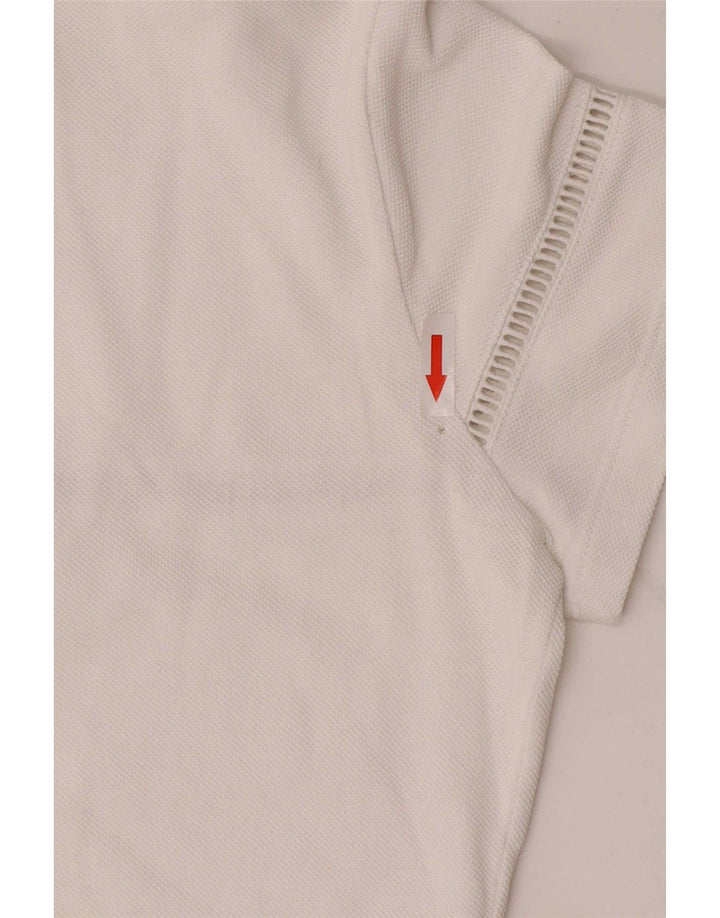 Lacoste Womens Regular Polo Shirt Størrelse 40 Medium White