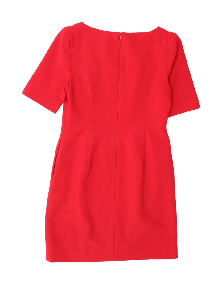 COAST Womens Sheath Dress UK 14 Medium Red Polyester Vintage Coast and Second-Hand Coast from Messina Hembry 