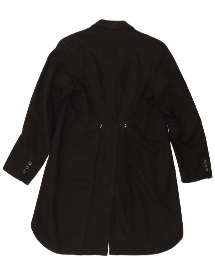 Vintage Herre 1 Knap Tailcoat Blazer Jacket UK 36 Small Black