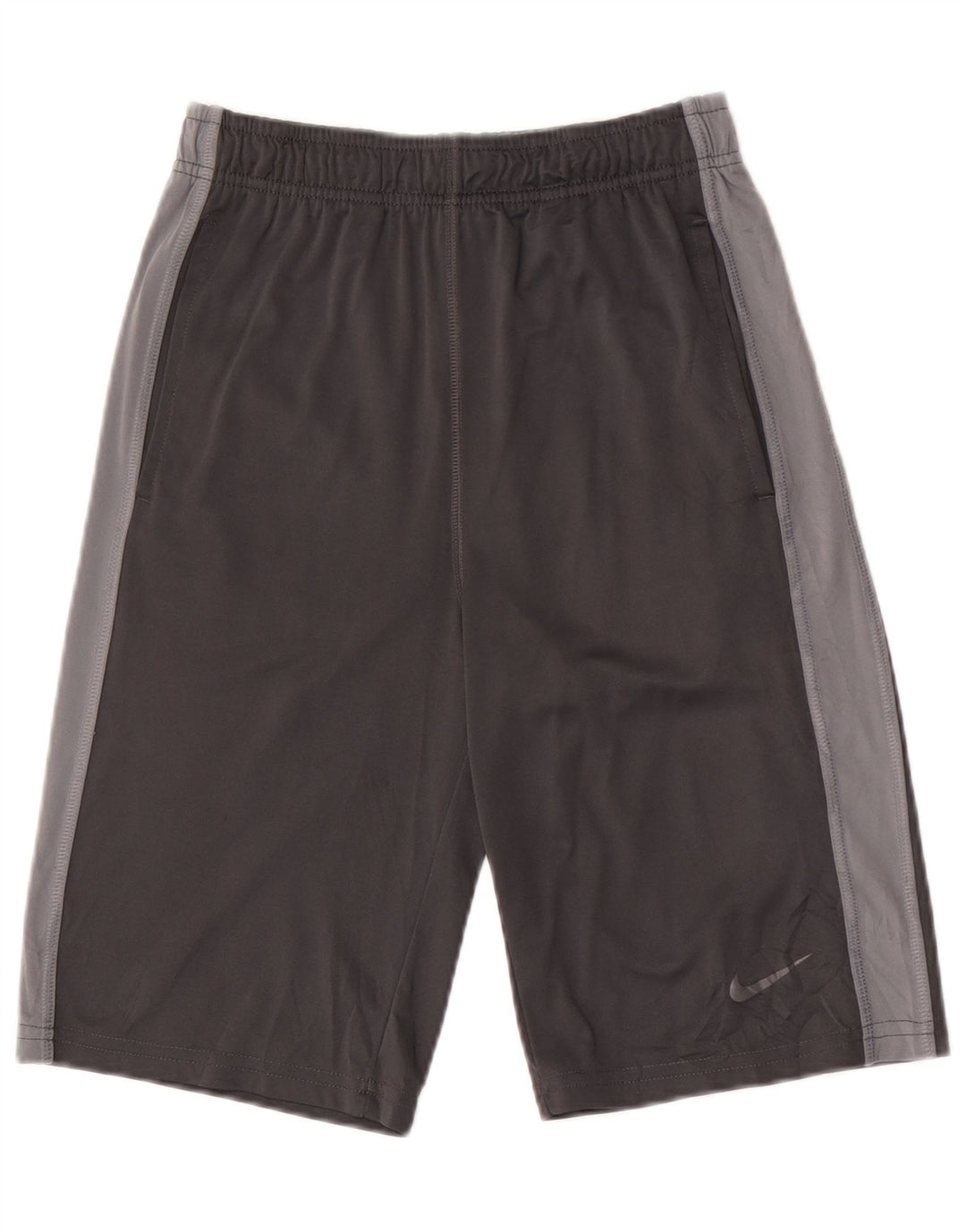 NIKE Dri Fit sportsshorts til mænd, store grå polyester