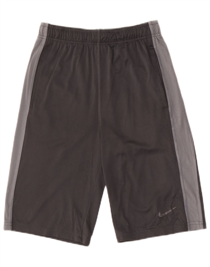 NIKE Dri Fit sportsshorts til mænd, store grå polyester