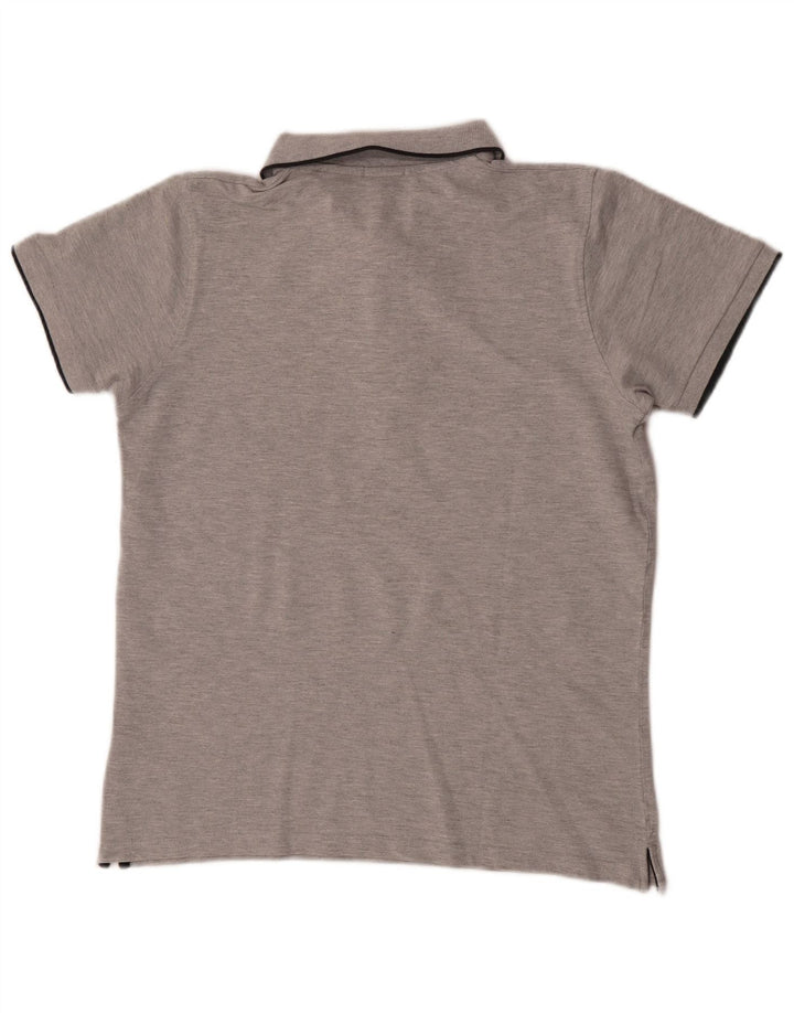 Liu Jo Herre Slim Fit Polo Shirt Medium Grey Flecked Bomuld