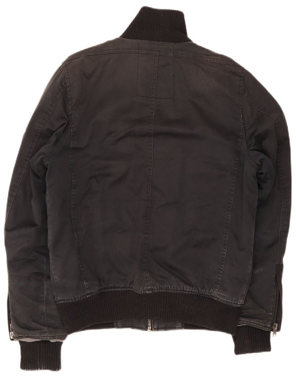 Jack & Jones Herre Utility Jacket UK 40 Large Black Cotton