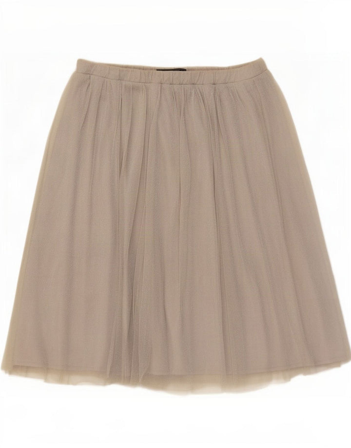 Zara Dame A-Line nederdel Large W30 Grå