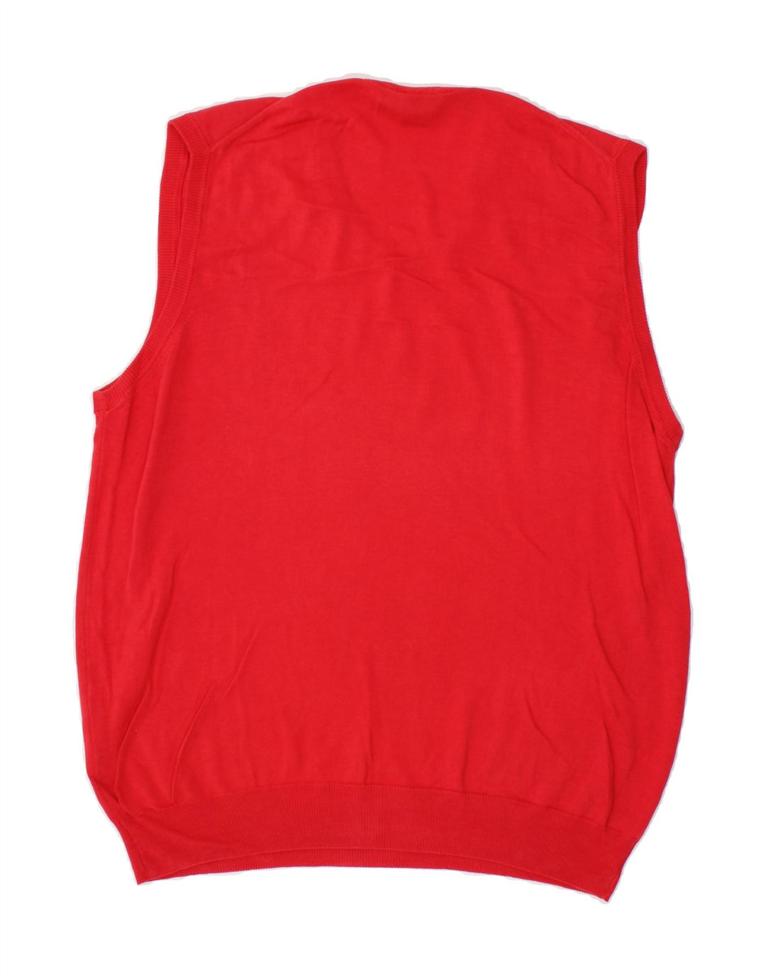 HARMONT & BLAINE Mens Vest Tank Top XL Red Cotton Vintage Harmont & Blaine and Second-Hand Harmont & Blaine from Messina Hembry 