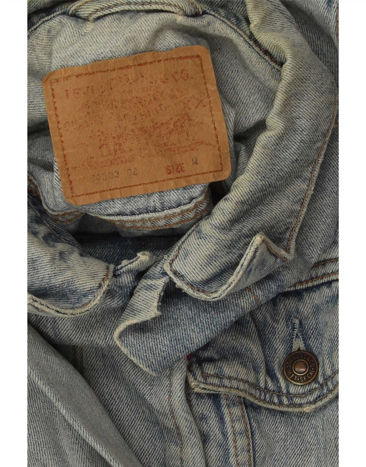 Levi's Herre denimjakke UK 38 Medium Blue Cotton