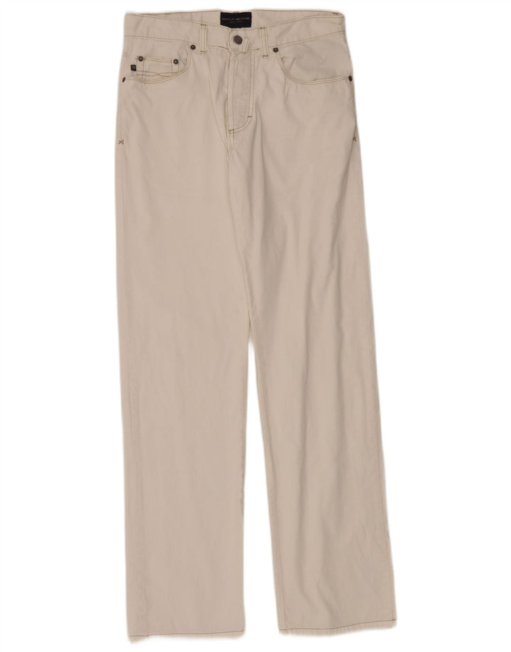 Gant Straight Jeans til mænd W31 L33 Hvid bomuld