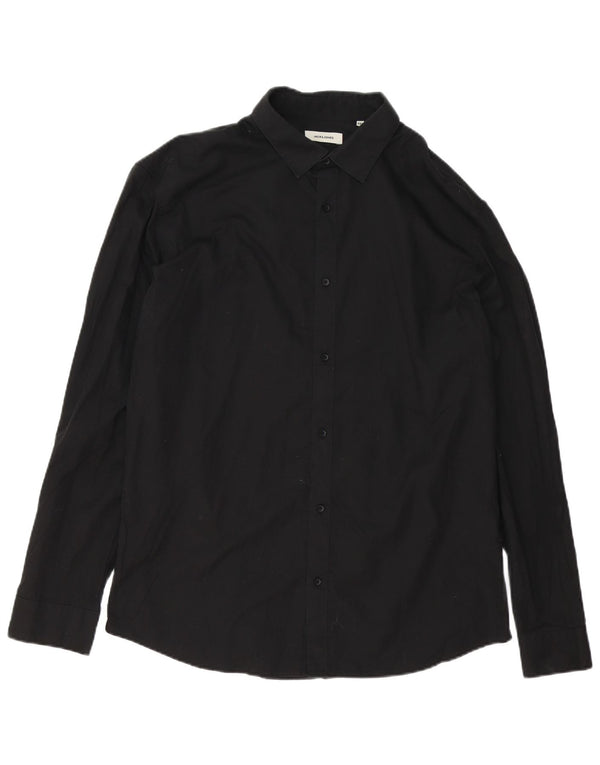 Jack & Jones herreskjorte 2XL sort bomuld