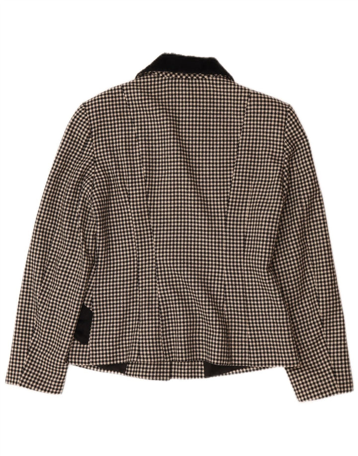 PHILOSOPHY DI ALBERTA FERRETTI Dame Blazer Jakke UK 12 Medium Sort