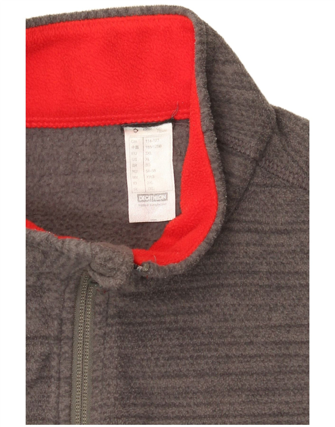 Decathlon Herre Fleecejakke UK 42 XL Grå