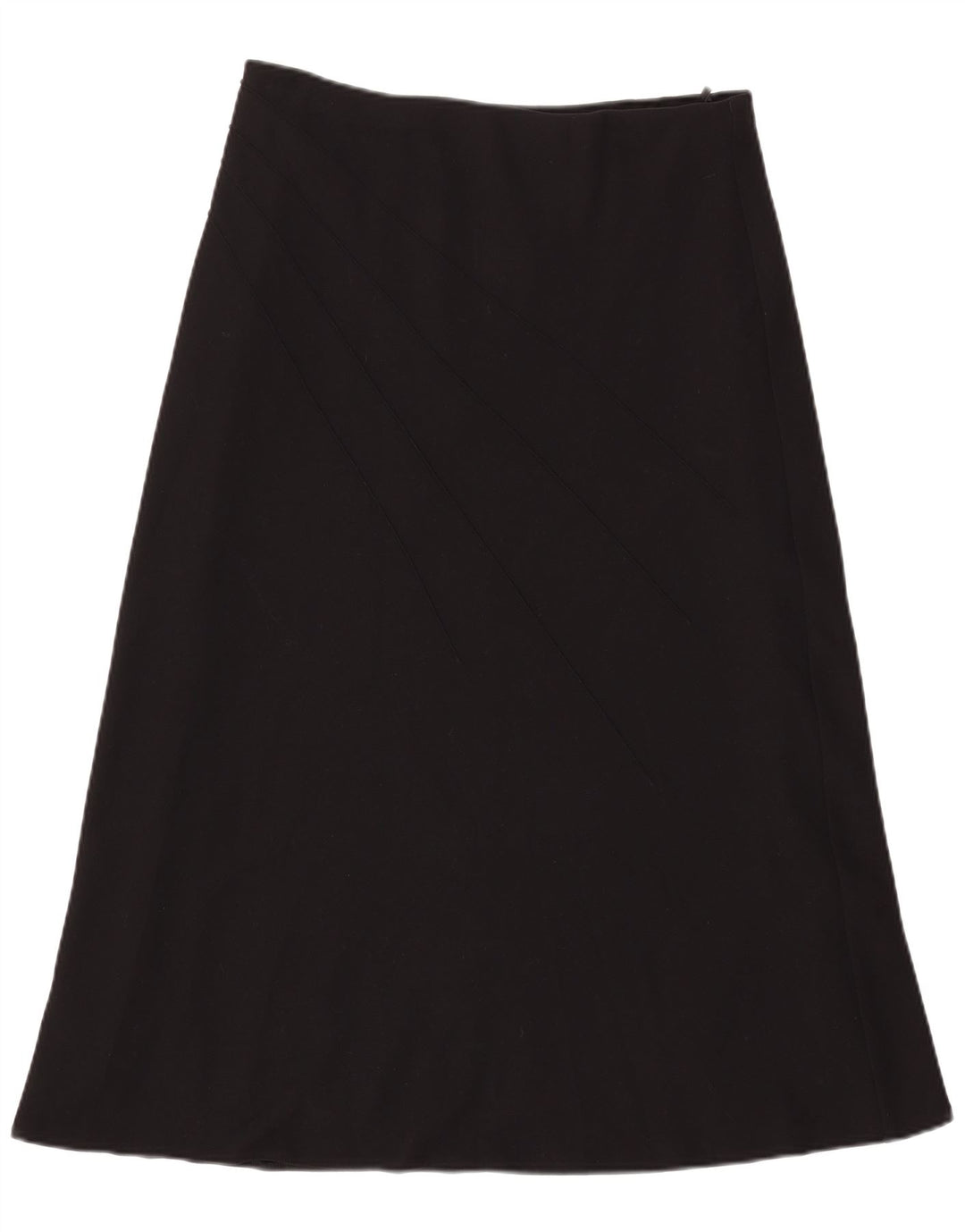 Marks & Spencer A-line nederdel til kvinder UK 16 Large W33 Black Polyester