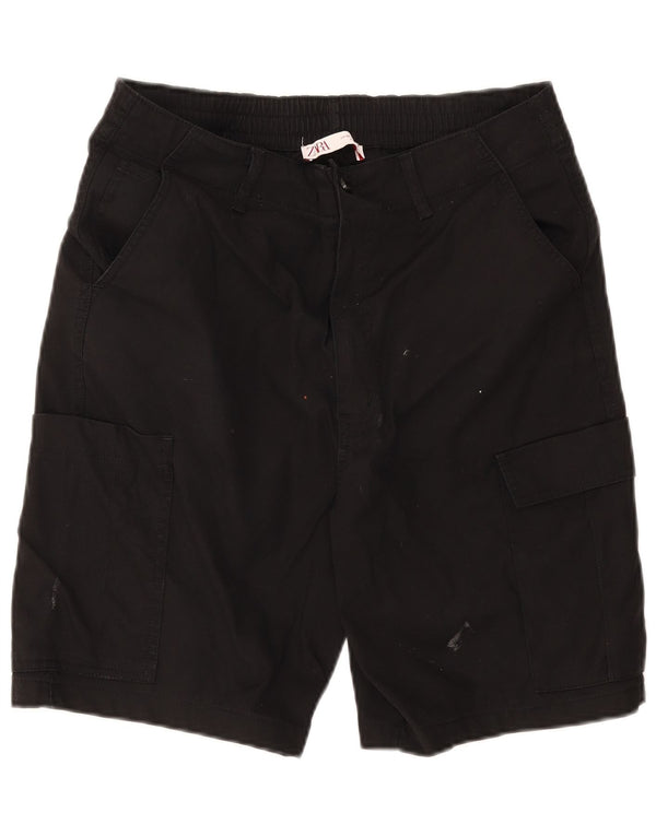Zara Herre Cargo Shorts EU 42 Large W32 Sort