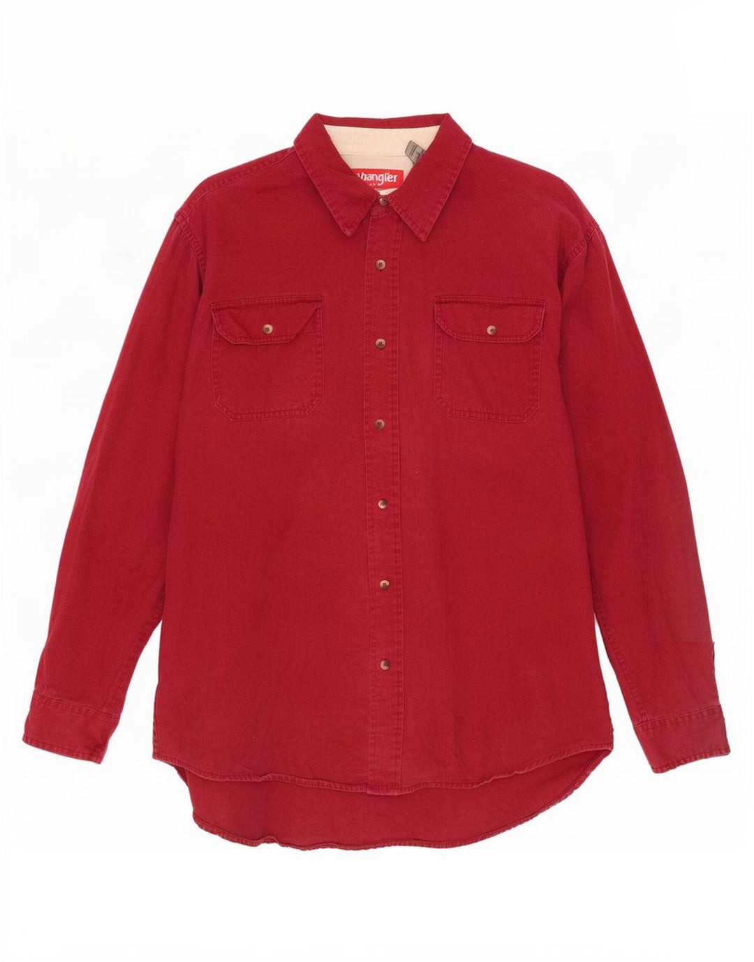 Wrangler Herreskjorte Stor Bourgogne bomuld