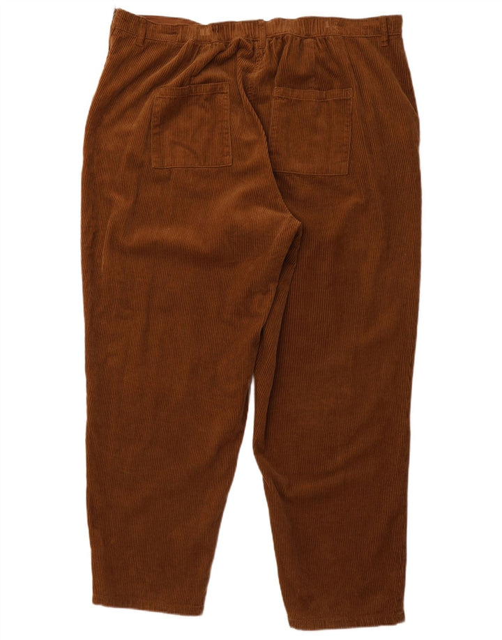 SEASALT CORNWALL Lige fløjlsbukser til kvinder UK 20 2XL W40 L28 Brun