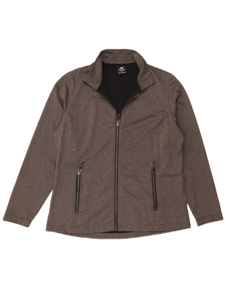 New Balance Træningsdragt til mænd Topjakke Medium Grå Polyester
