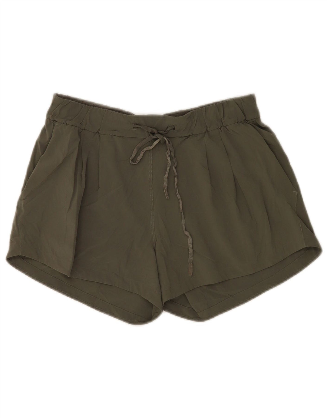 Lululemon Sportshorts til kvinder US 6 Medium Khaki Polyester
