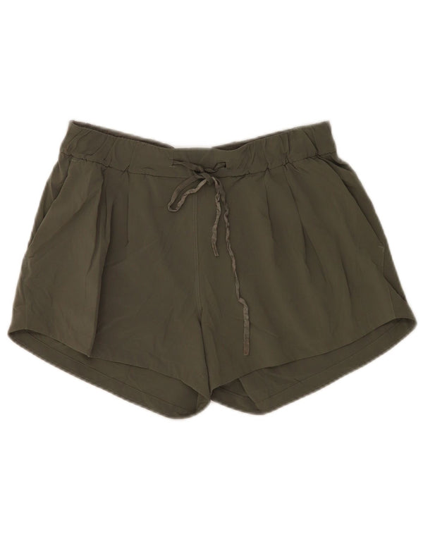 Lululemon Sportshorts til kvinder US 6 Medium Khaki Polyester