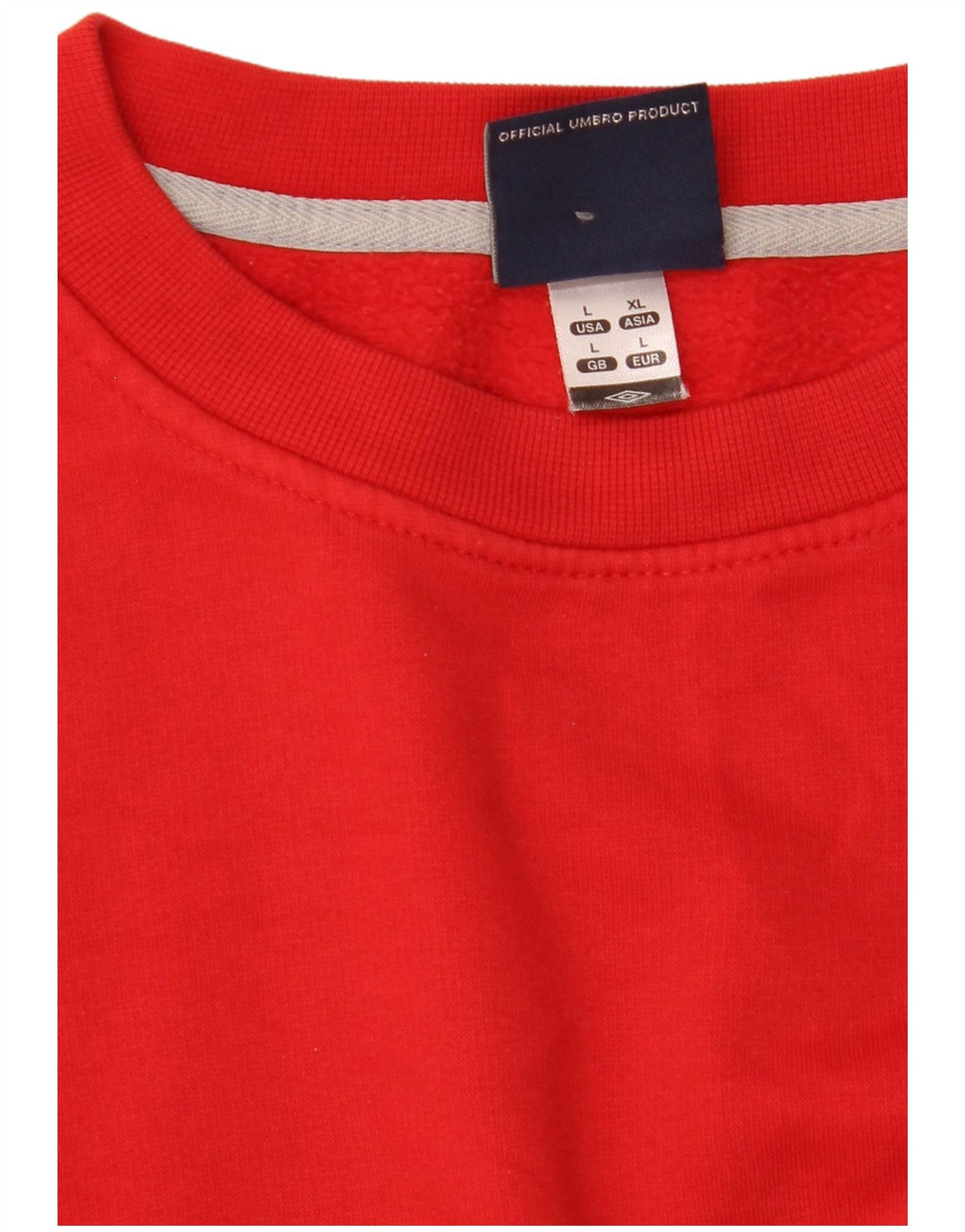 Umbro Herre Sweatshirt Jumper Large Rød