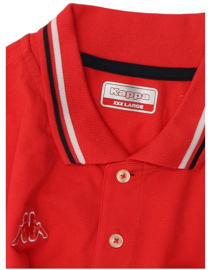 Kappa Polo Shirt til mænd 3XL Rød