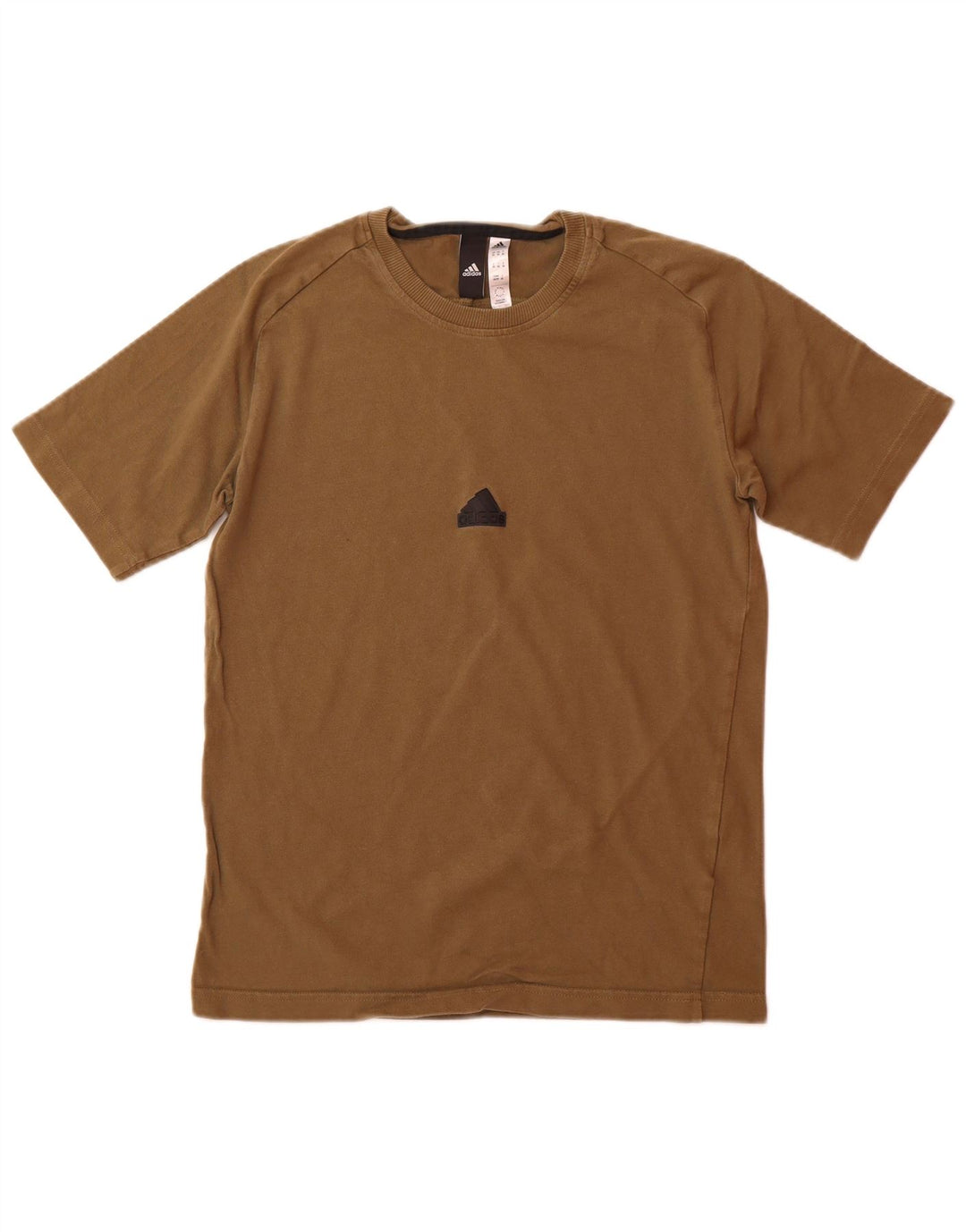 ADIDAS Mens T-Shirt Top XS Khaki Cotton
