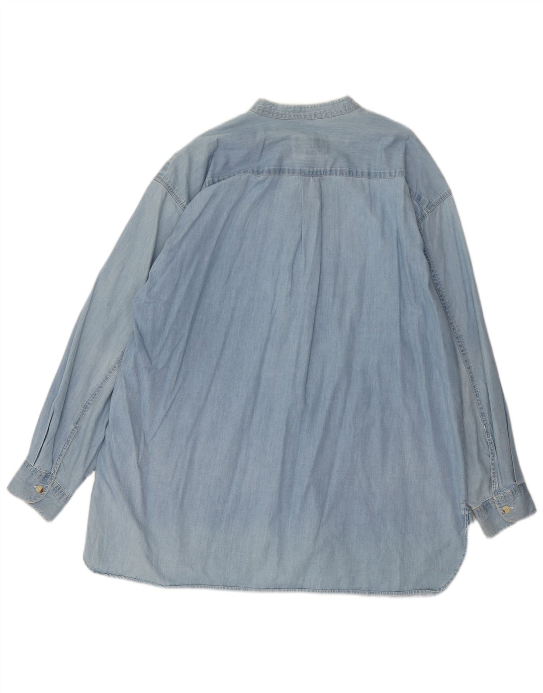 Eddie Bauer Dame Pullover Denim Kjole UK 16 XL Blå Bomuld
