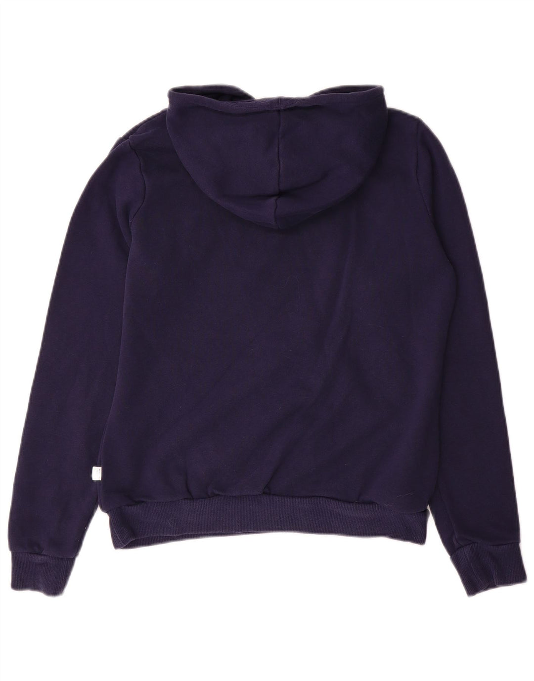 PUMA Grafisk hættetrøje til kvinder UK 12 Medium Navy Blue Polyester