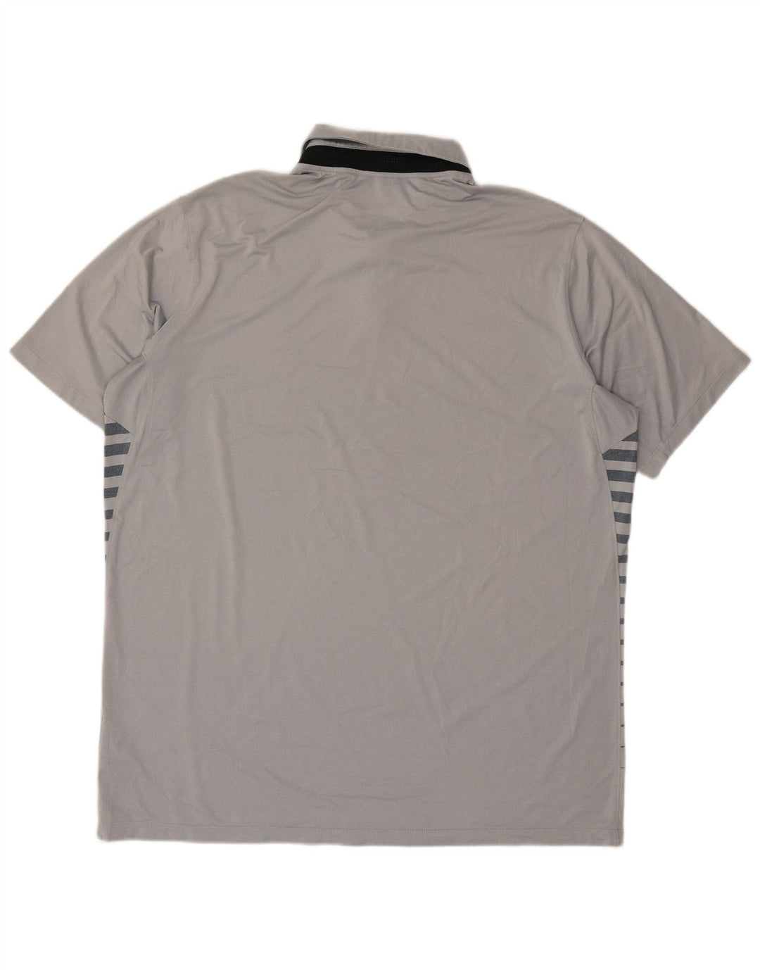 Nike Herre Dri Fit Polo Shirt XL Gråstribet polyester